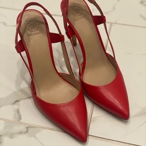 Tory Burch Leather Slingback Pumps